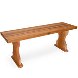 All Things Cedar 4-ft Natural Cedar Backless Bench All Things Cedar