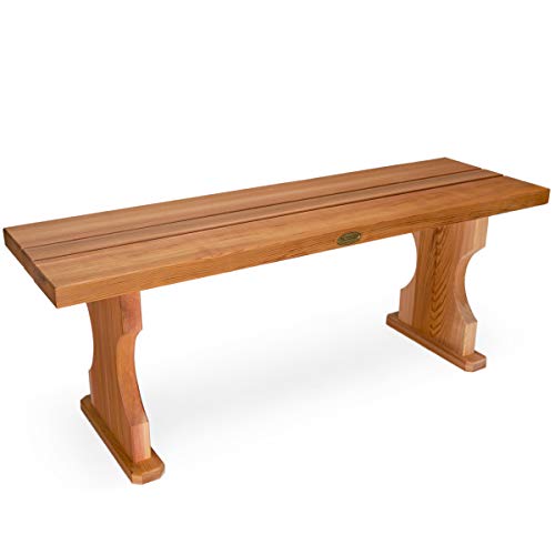 All Things Cedar BB45 4-ft Cedar Backless Bench