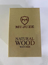 MUJUZE Wood Watch, Wooden Watch for Men, Handmade Lightweight Wooden Wrist Watches, Mens Wooden Watch, Gifts for Men MUJUZE