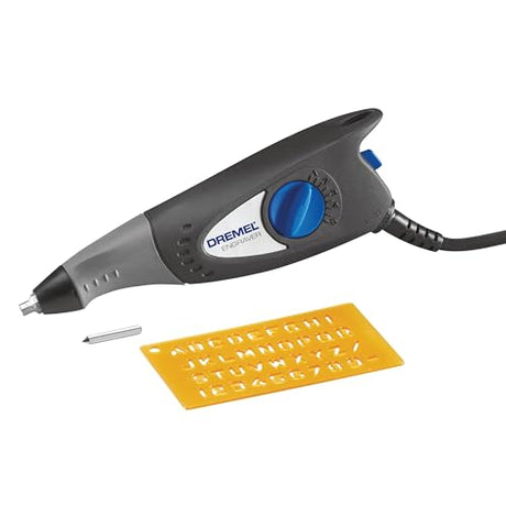 Dremel 120-Volt Engraver Rotary Tool with Stencils - Crafting Machine Perfect for DIY Personalizing and Engraving Leather, Metal, Glass, and Wood , Black, 290-02 Dremel