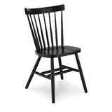 International Concepts Copenhagen Chair with Plain Legs, Black IC International Concepts