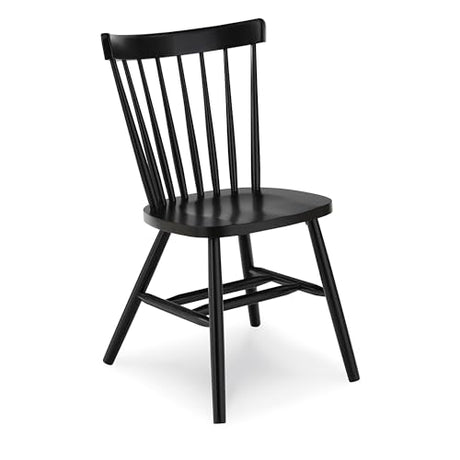 International Concepts Copenhagen Chair with Plain Legs, Black IC International Concepts