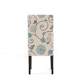 Christopher Knight Home Pertica Fabric Dining Chairs, 2-Pcs Set, Polyester White And Blue Floral Christopher Knight Home