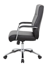Boss Office Products (BOSXK Modern Executive Conference Chair, Black, B696C-BK Boss Office Products