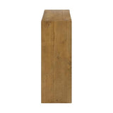Alaterre Furniture Stockyard Solid Wood Console Table - 36 Inch Modern Farmhouse Small Entryway Table - Easy Assembly Living Room Furniture for Behind the Couch, Entryway, or Hallway (Light Oak) Alaterre Furniture
