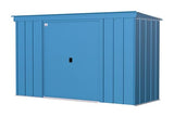 Arrow Classic Steel Storage Shed, 10x4, Blue Grey Arrow Shed