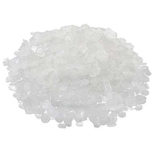 TooGet Paraffin Wax Pellets, 100% Pure Natural White Paraffin Wax Pellets for Candle Making, Canning, Waterproofing, Cosmetic Formulations - 32 OZ TooGet