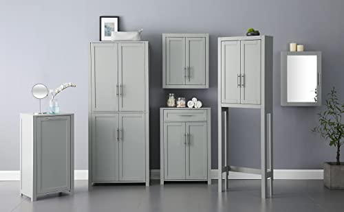 Crosley Furniture Savannah Tall Pantry, Gray Crosley Furniture