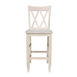 International Concepts 29-Inch Double X Stool, Unfinished IC International Concepts