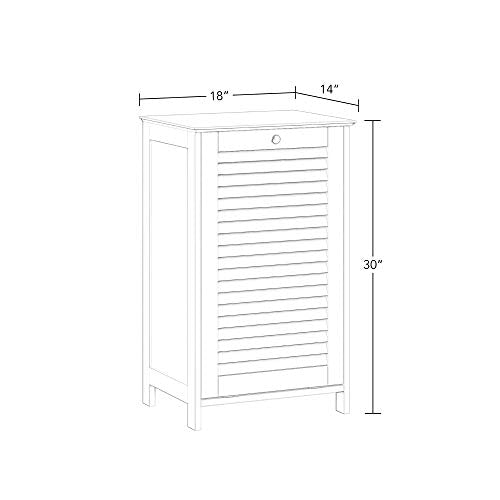 Ellsworth Tilt-Out Laundry Hamper, White RiverRidge