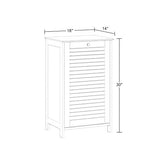 Ellsworth Tilt-Out Laundry Hamper, White RiverRidge