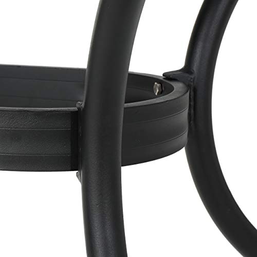 Christopher Knight Home Cayman Outdoor 6-Seater Cast Aluminum Dining Set, 7-Pcs Set, Black Sand Christopher Knight Home