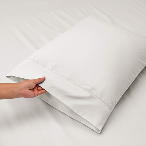 Hearth & Harbor Extra Deep Pocket Queen Sheets Sets - Fits Mattress 18-24 Inches Deep - Extra Deep Pocket Sheets - 6 Piece Queen Size - White