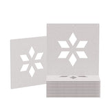 Felt Fiber Surface High Density Polyester Fiber Board 11"x11" Hanging Room Divider Panel Cut Room Partition Home Decoratio (12 Pcs) (Oatmeal) OSHIYINN