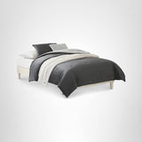 UGG Remina Twin Comforter Set 4 Piece Bed in a Bag with Throw Blanket, Decorative Pillow, Sham, and Reversible Comforter Hypoallergenic Washable College Dorm Bedding, Twin XL, Charcoal Grey UGG