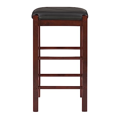 Linon Brown 3-Piece Table Faux Marble Tavern Set, 42" w x 22.25" d x 36" h Linon