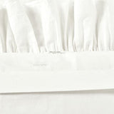 Lush Decor Reyna Ruffle Cotton Duvet Cover Set 2 Piece Set Twin XL, White - Cute Teen Bedding Set - White Duvet - Ruffled Bedding - Coquette Dorm Decor Lush Decor