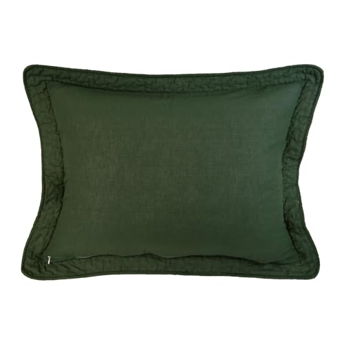 Donna Sharp Pine Star Pieced Embroidered Cotton Quilted Bedding Set - 3-Piece King Size Quilt Set - Includes 1 Quilt and 2 Pillow Shams - Machine Washable - Perfect for Rustic Decor Donna Sharp