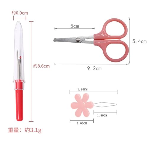 JINJUMEI Embroidery Kit for Beginners, Full Range Embroidery Kit for Adult, Green Plant Pattern Embroidery Kit for Beginners Include Embroidery Cloth Hoops Threads for Embroidery Beginners
