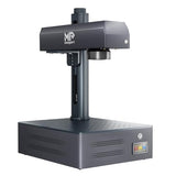 Monport 30W Pro Integrated MOPA Fiber Laser Engraver, 6.9"x6.9” Working Area, LightBurn Compatible, 3D Relief Engraving Color Marking Machine with One-Touch Autofocus, JPT Laser Source Monport