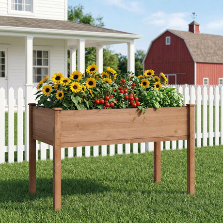 Elevated Raised Garden Bed For Outdoor HouseOfZazla