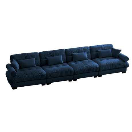 Super Comfort Oversized Modular Sectional Sofa, Deep Seat Convertible L Shaped Couch HouseOfZazla