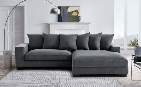 Luxe - Oversized 2 Piece Sectional Couches For Living Room, L Shaped Sofa With Chaise HouseOfZazla