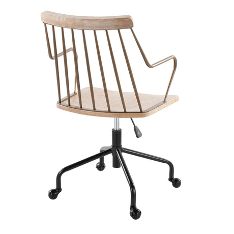 Preston - Farmhouse Adjustable Office Chair HouseOfZazla