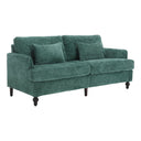 Mid Century Modern Fabric Loveseat Sofa, 2 Seat Upholstered Couch HouseOfZazla