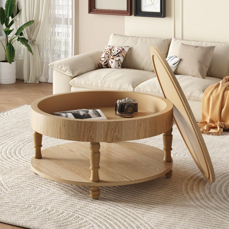 Coffee Table with Dual Storage for Living Room HouseOfZazla