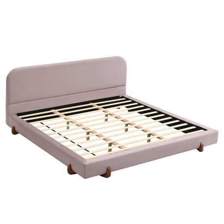 Elegant Upholstered Bed Frame HouseOfZazla