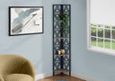 4 Tier Corner Bookshelf Bookcase for Office, Transitional Style HouseOfZazla