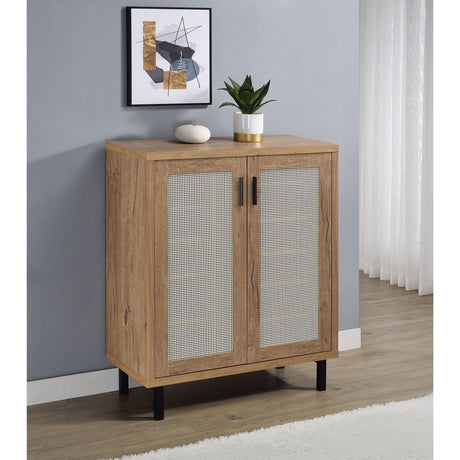 Stagg - 2 Door Shoe Storage Cabinet - Natural HouseOfZazla