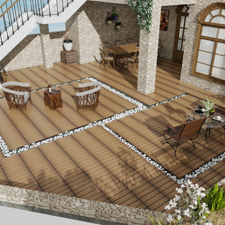 Patio Deck Tiles, Pack Of 22 HouseOfZazla