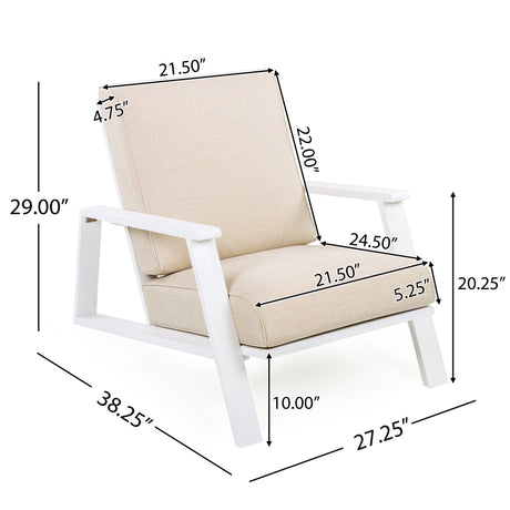 Outdoor Patio Lounge Chair Set of 2 HouseOfZazla