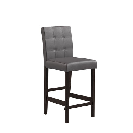 Leon - Bar Table And 4 Bar Stools - Espresso / White HouseOfZazla