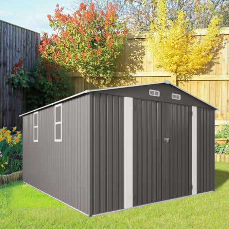 Outdoor Storage Shed With Lockable Doors HouseOfZazla