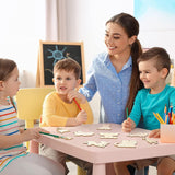 36 Pack Unfinished Wood Animal Jungle Cutouts Jungle Animal Crafts Jungle Animal Wooden Shapes Crocodile Lion Monkey Elephant Tiger Giraffe WoodArtSupply