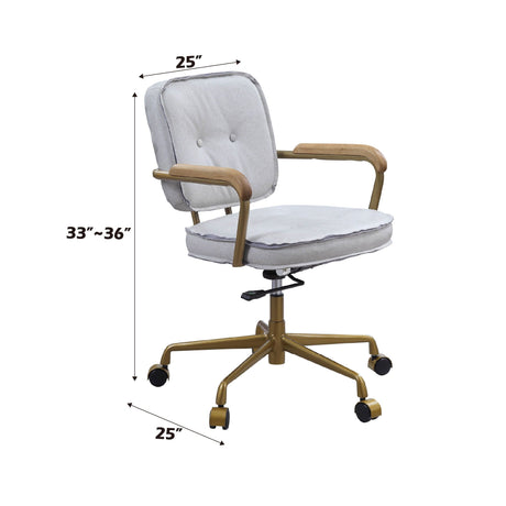 Siecross Top Grain Leather Office Chair HouseOfZazla