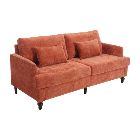 Mid Century Modern Fabric Loveseat Sofa, 2 Seat Upholstered Couch HouseOfZazla