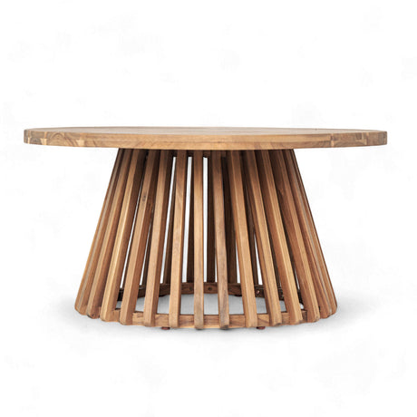 Acacia Wood Patio Coffee Table HouseOfZazla