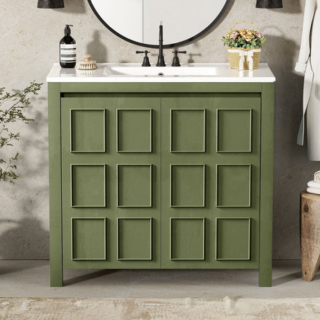 Bathroom Vanity Organizer With Sink, Combo Cabinet Set, Bathroom Storage Cabinet HouseOfZazla