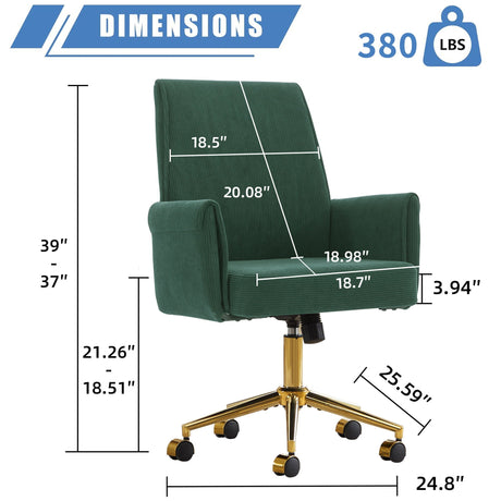 Ergonomic Mid Back Office Chair HouseOfZazla