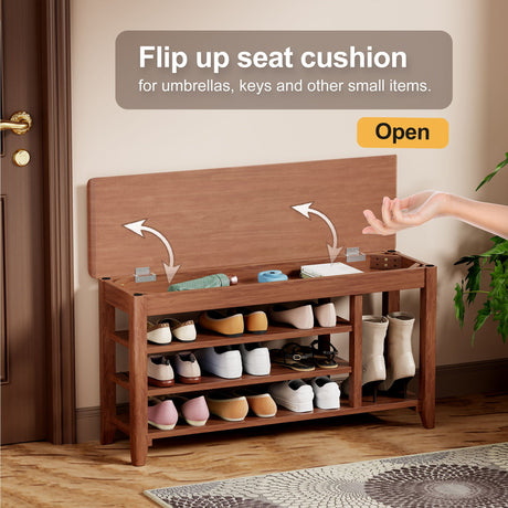Multi Functional Double Layer Shoe Stool HouseOfZazla