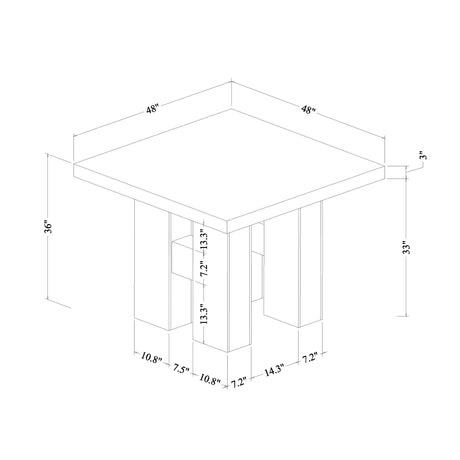 Mikha - Bar Table And Bar Stool HouseOfZazla
