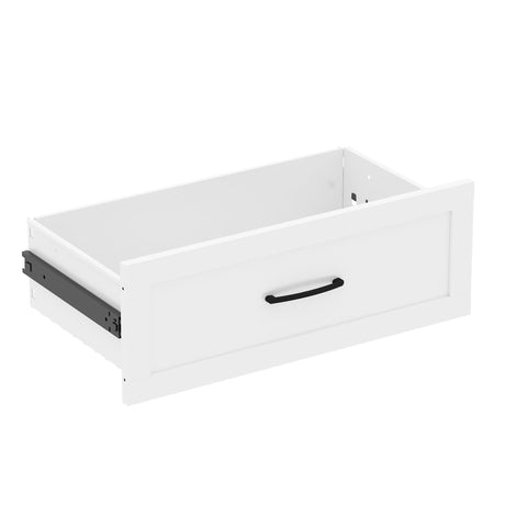 9 Drawer White Metal Dresser with Quiet-Glide Rails HouseOfZazla