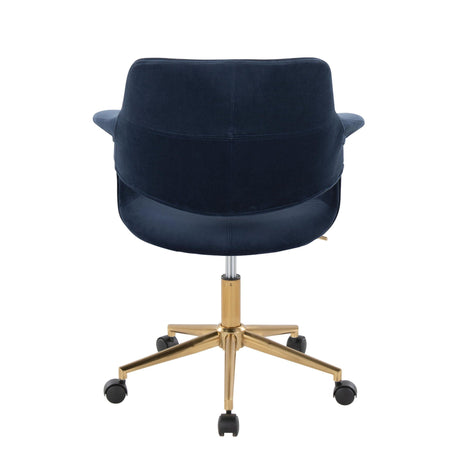 Vintage Flair - Mid Century Modern Office Chair HouseOfZazla