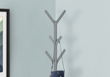 Coat Rack, Hall Tree, Freestanding, 8 Hooks, Entryway, Contemporary & Modern HouseOfZazla