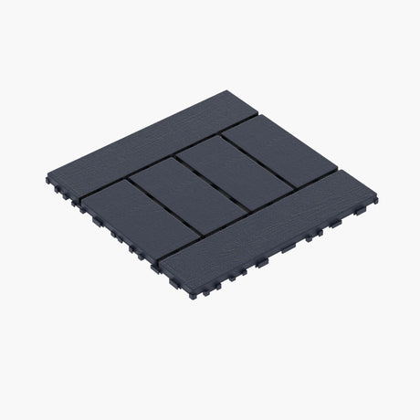 H Style Diy Module Interlocking Patio Deck Tiles HouseOfZazla