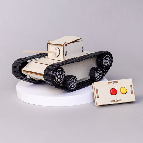 Remote-Controlled Tank DIY Kit, Educational STEM Toy Kitsville